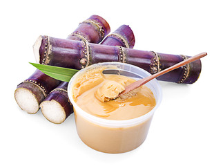 Sugar cane isolated on white background