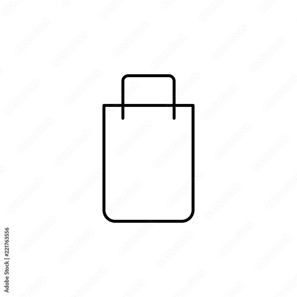 Poster package icon. element of commerce icon for mobile concept and web apps. thin line package icon can b