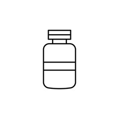 pills icon. Element of medicine icon for mobile concept and web apps. Thin line pills icon can be used for web and mobile
