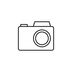 camera. Element of photography icon for mobile concept and web apps. Thin line camera can be used for web and mobile