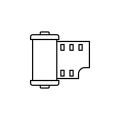 film. Element of photography icon for mobile concept and web apps. Thin line film can be used for web and mobile