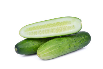 cucumber isolated on white background