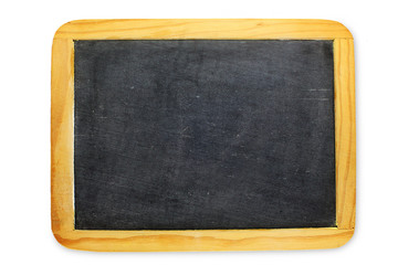 small blackboard with frame for school education and other concept