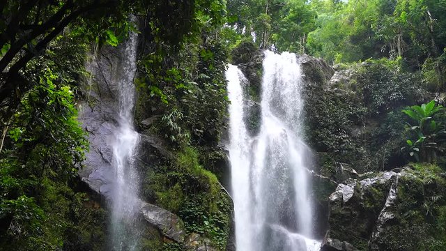 Waterfall Waterfall in nature travel mok fah waterfall