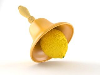 Lemon with hand bell