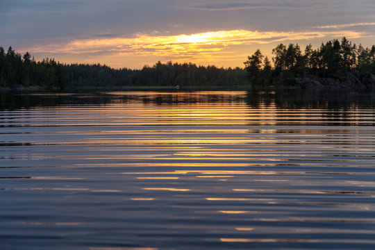 summer evening at the lake © Maslov Dmitry