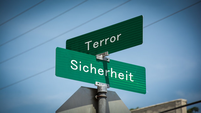 Schild 345 - Sicherheit vs Terror
