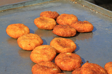 Characteristics  food -- fried rice cake