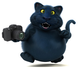 Fun cat - 3D Illustration