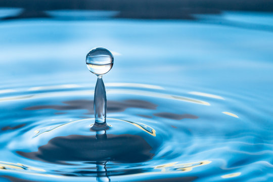 water droplet impact