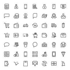 E-commerce flat icon