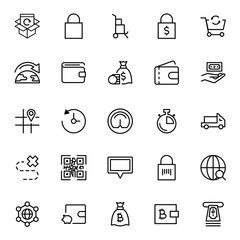 Electronic commerce flat icon