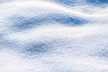 Beautiful fresh snow pattern in minimalistic style