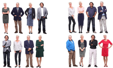 Fototapeta premium Group of old people