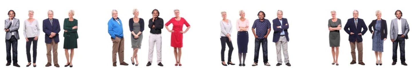 Obraz premium Group of old people