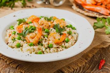Risotto With Shrimp.