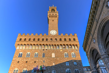 Fototapeta premium Arnolfo Tower - Florence, Italy