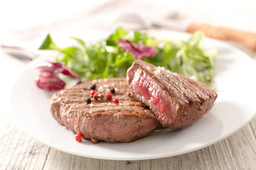 beef fillet and pepper