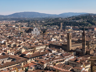Naklejka premium The Basilica di Santa Croce - Florence, Italy