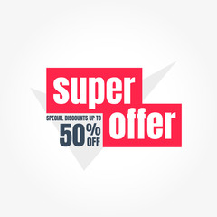 Super Offer 50% Off Label