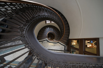 Fototapeta premium Spiral staircase