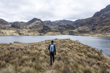 Fototapeta na wymiar Parc national El Cajas, Cuenca, Équateur