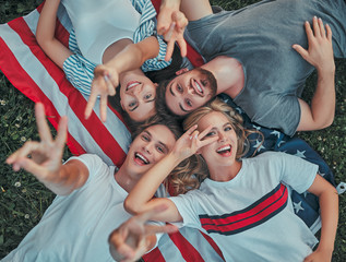 Students near university