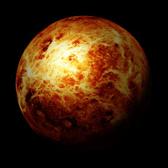 Obraz na płótnie Canvas the planet Venus, part of the solar system
