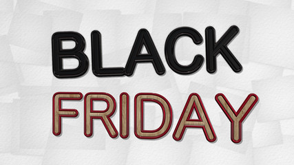 Black Friday Sale 3D Text