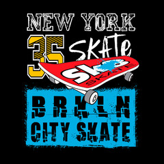 skateboard vector illustration