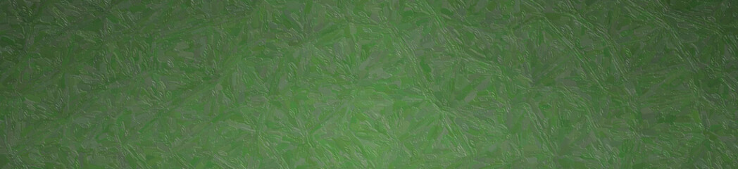Abstract illustration of Dark Jungle Green Impasto with small brush strokes banner background, digitally generated.