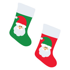 isolated, christmas sock for gift