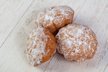 Delicious and sweet muffins