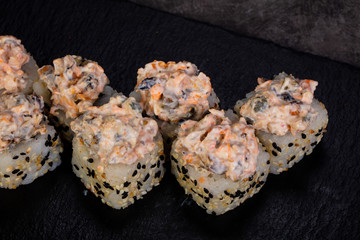 Japanese spicy sushi