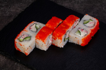 Japanese roll with crab