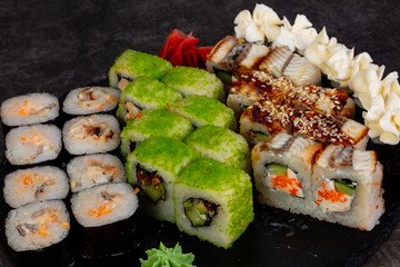 Japanese sushi set