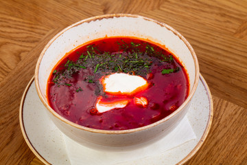 Russian traditional borscht