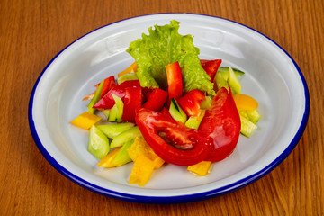 Vegetable tomato salad