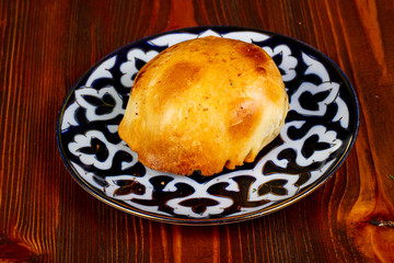 Uzbek traditional samosa