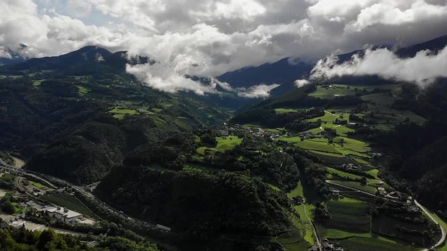 Landscape dolomites South Italy