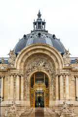 Entrance door to the Petit Palais in Paris, France