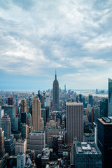 Naklejka na ściany i meble Cityscape view on downtown of Manhattan in New York City