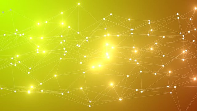 4K Loopable Abstract Low Poly surface with glares as CG background. V15