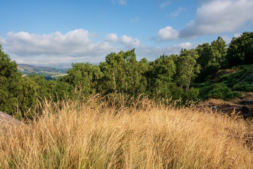 Fototapeta na wymiar A landscape view in the Peak District, England