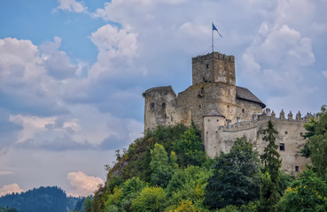 Fototapeta na wymiar Scenic view of Niedzica Castle in Southern Poland