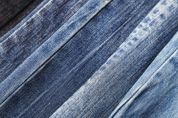 many different denim fabrics