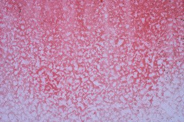 Texture surface peeling red paint uneven color