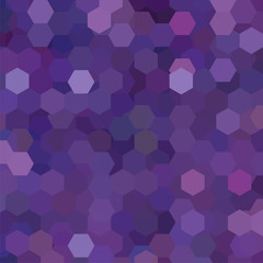 Abstract hexagons vector background. Purple geometric vector illustration. Creative design template.