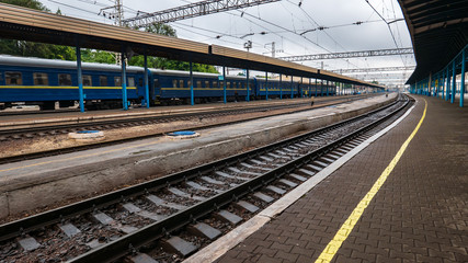 railway track at the station