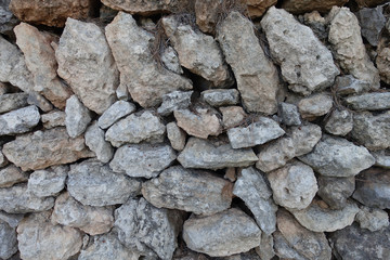 Stone background of a gray and brown color